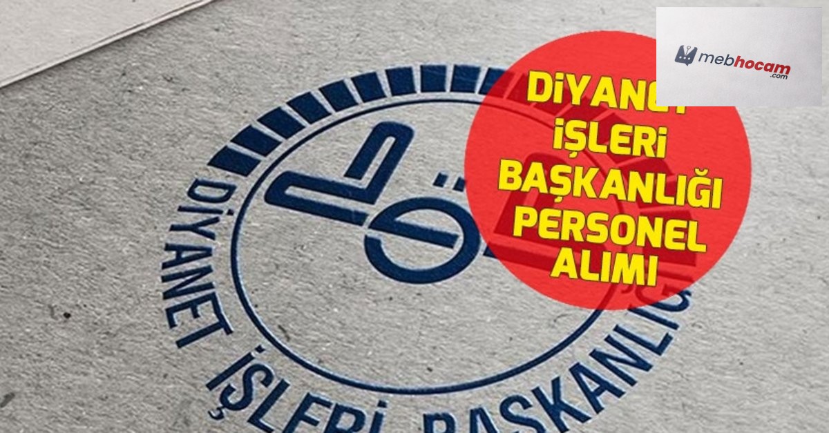 Diyanet En Az Lise Mezunu Personel Alımı Yapıyor