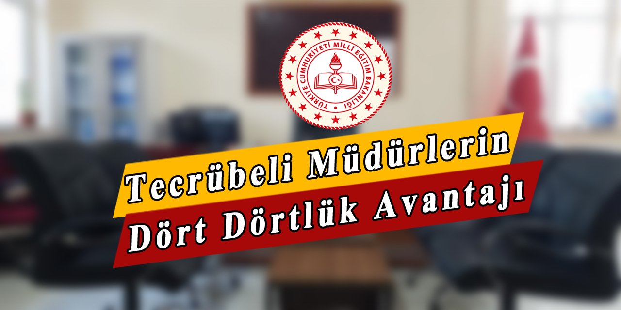 Tecrübeli müdürlerin dört dörtlük avantajı