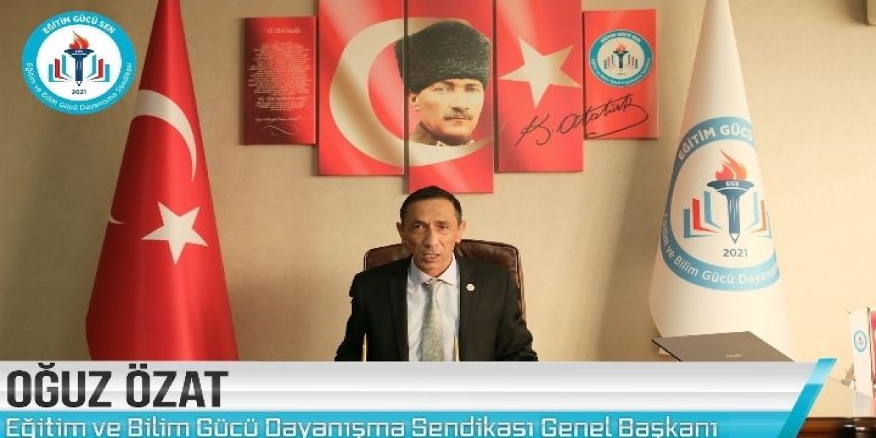 Oğuz Özat :"Bugün 1 milyon öğretmen atama bekliyor ise Sorumlu Mahmut Özer'in formasyon kararıdır"