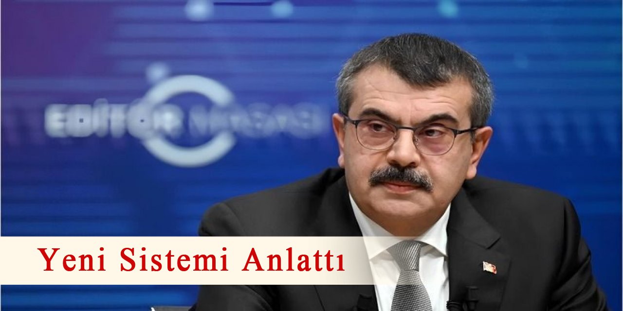 Milli Eğitim Bakanı Yeni Karne Sistemini Anlattı