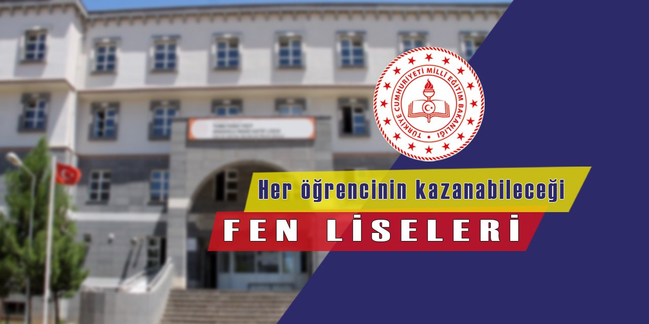 Herkesin kazanabileceği fen liseleri, bu fırsat kaçmaz