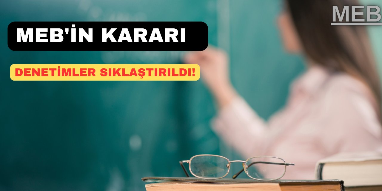 MEB'in kararı denetimleri sıkılaştırdık! “İlave ders kitabına ihtiyaç yok!”